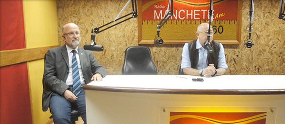 Deputado Luiz Paulo participa de debate na Rádio Manchete 1