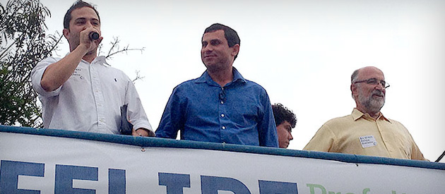 Luiz Paulo participa de ato público pela campanha de Felipe Peixoto 2