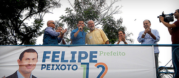 Luiz Paulo participa de ato público pela campanha de Felipe Peixoto 1