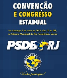 PSDB/RJ realiza Convenção neste domingo 2