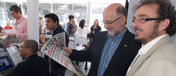 Luiz Paulo visita a redação do Jornal Extra 1