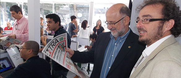 Leia mais sobre o artigo Luiz Paulo visita a redação do Jornal Extra