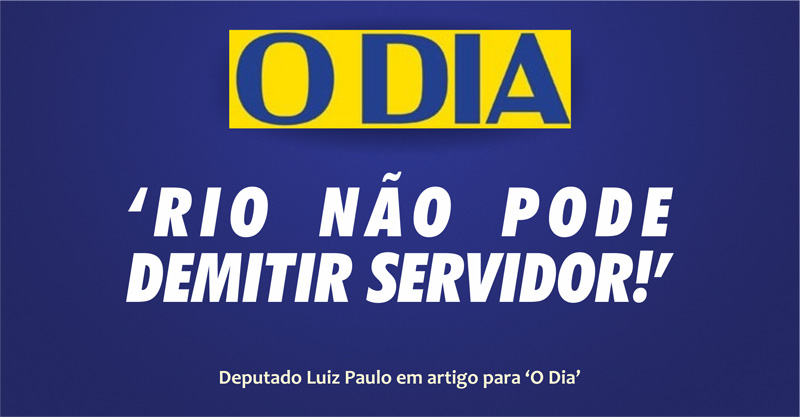 Leia mais sobre o artigo Rio não pode demitir servidor