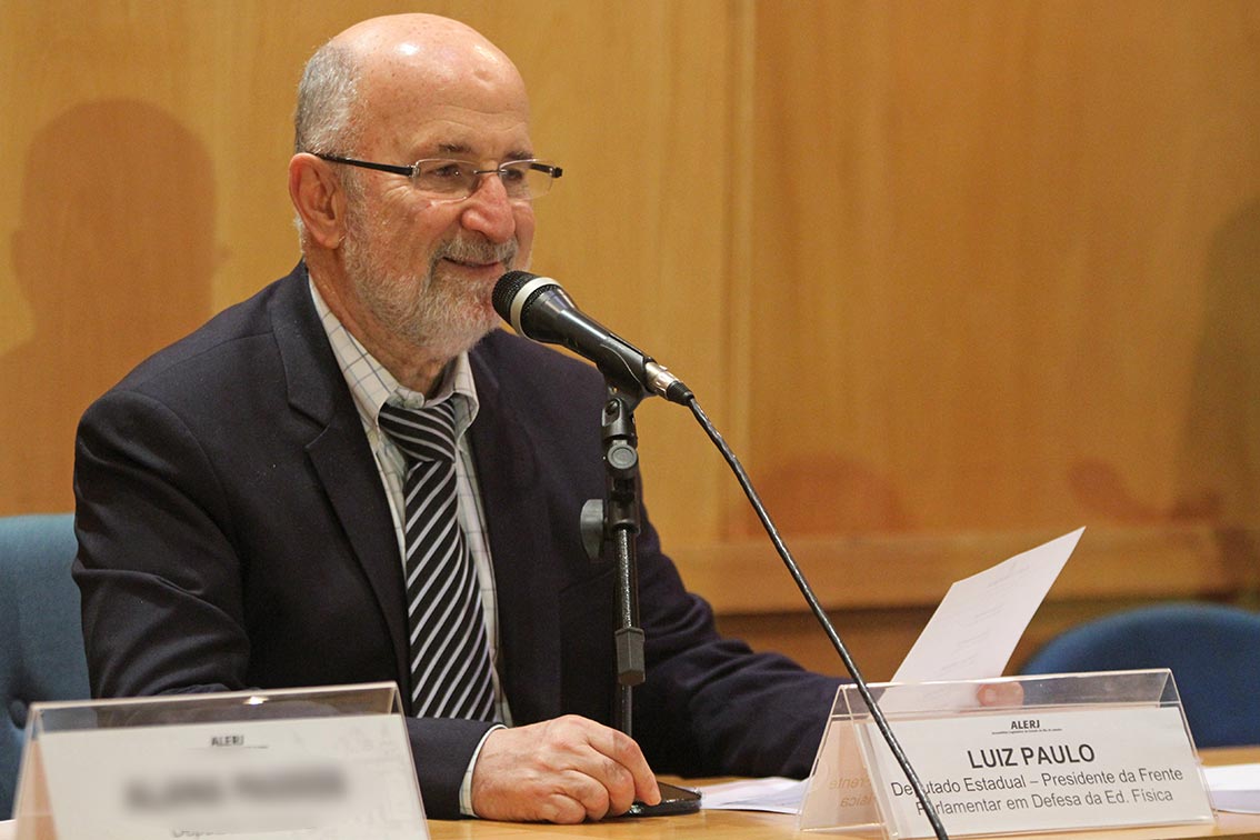 Luiz Paulo é presidente da Frente Parlamentar em Defesa da Educação Física na Alerj