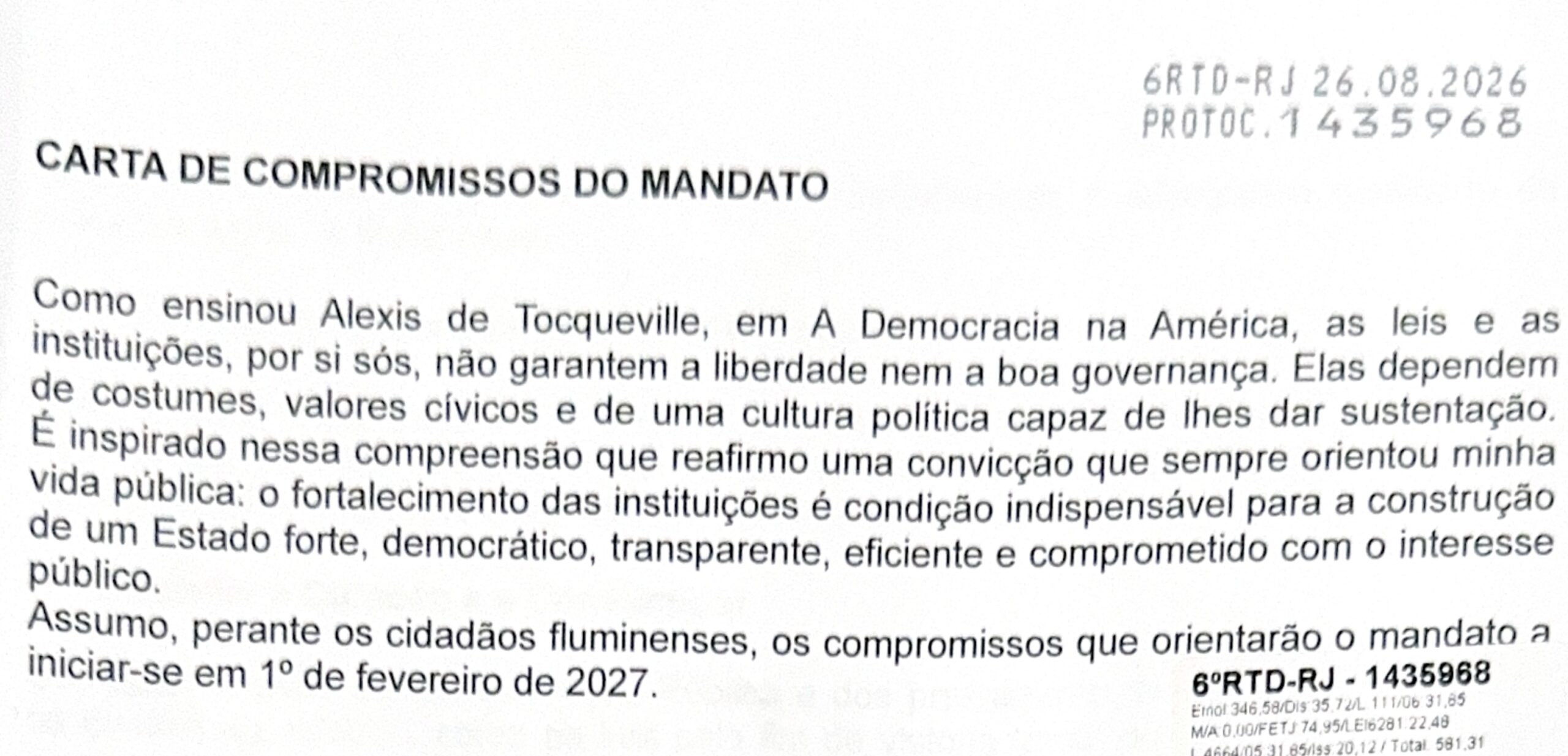Leia mais sobre o artigo Carta de Compromissos do Mandato